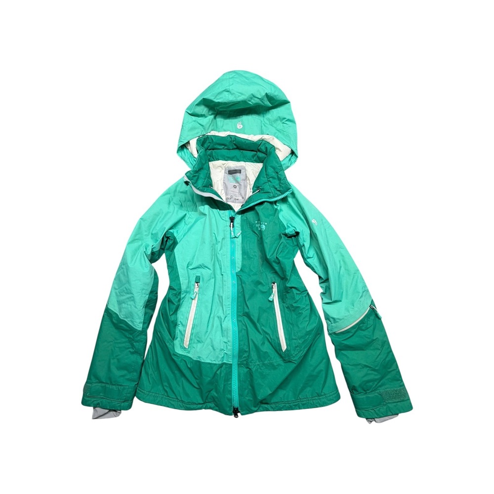 Mountain Hardwear Womens Green Dry.Q Elite Thermal.Q RECCO Ski Jacket Small